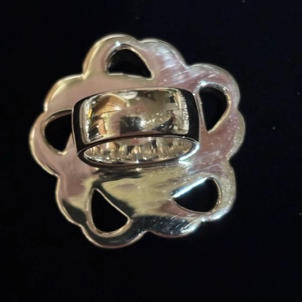 Elegant Taxco Sterling Silver 925 Large Knot Ring - Picture 3 of 5